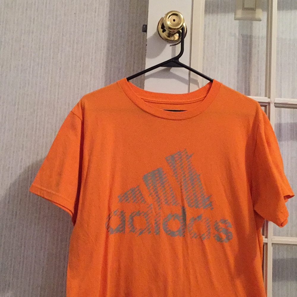Adidas size medium orange men’s t shirt